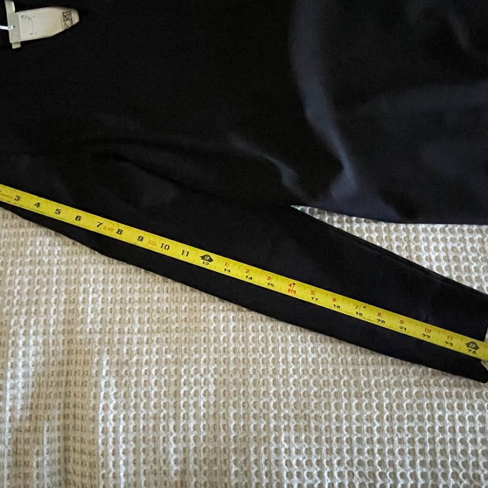 COS Black A-line V-neck Minimalist Lyocell Dress Euro Size M - Picture 8 of 8